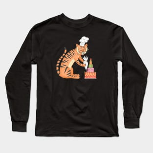 Tiger Baking Long Sleeve T-Shirt